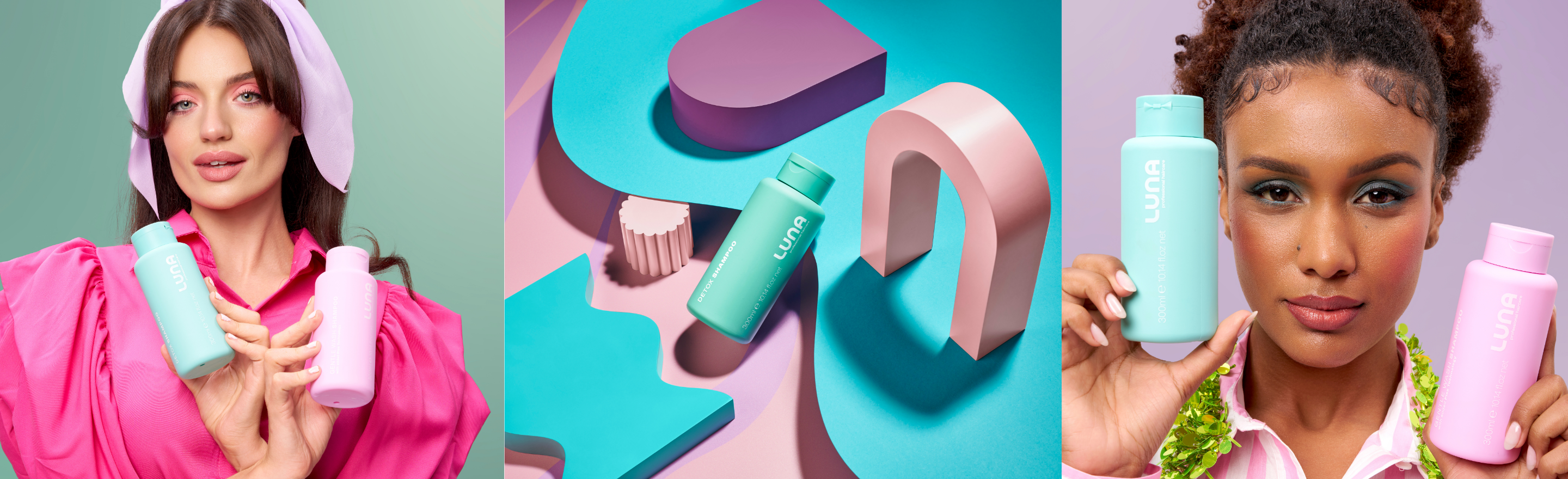 Luna Professional Haircare Detox Shampoo hair care range