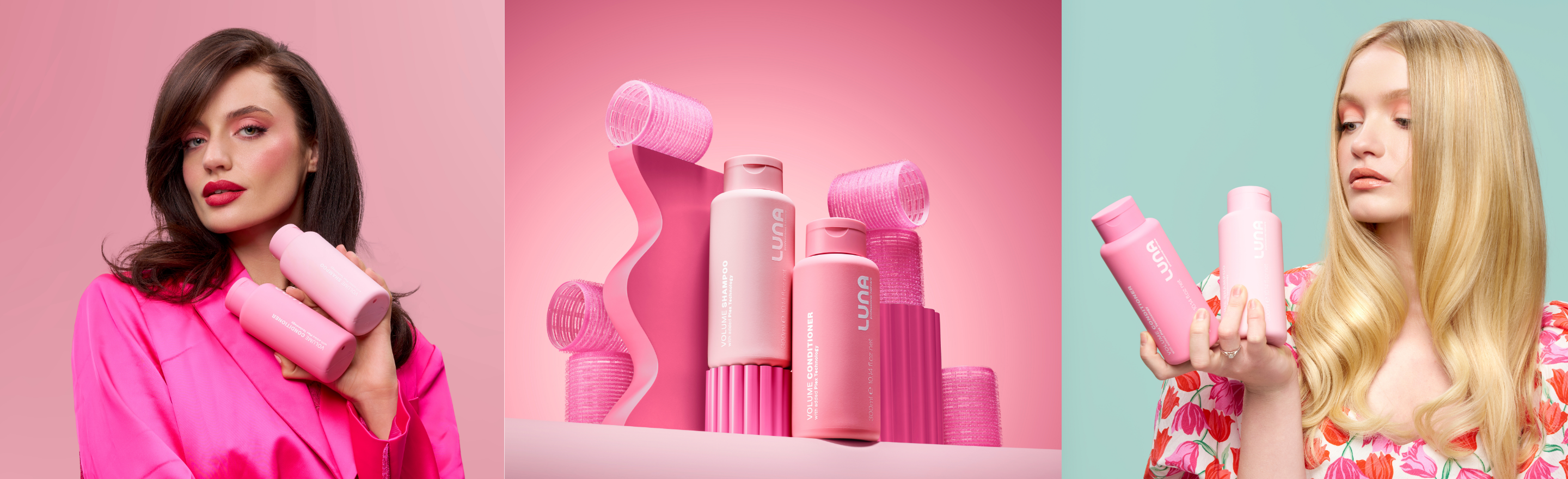 Luna Professional Haircare Volume Shampoo and Conditioner hair care range