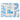 Luna Moisture Lock Trio haircare set packaging on a blue and white abstract background - holiday gift set 2025 - hydrate shampoo, hydrate conditioner and hydrate masque