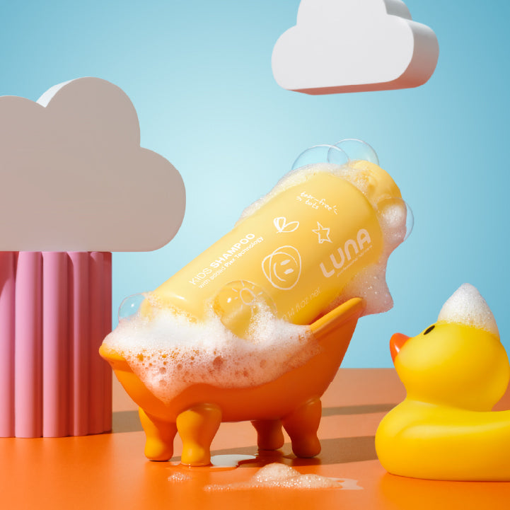 LUNA Pro Haircare Kids Shampoo rubber duck
