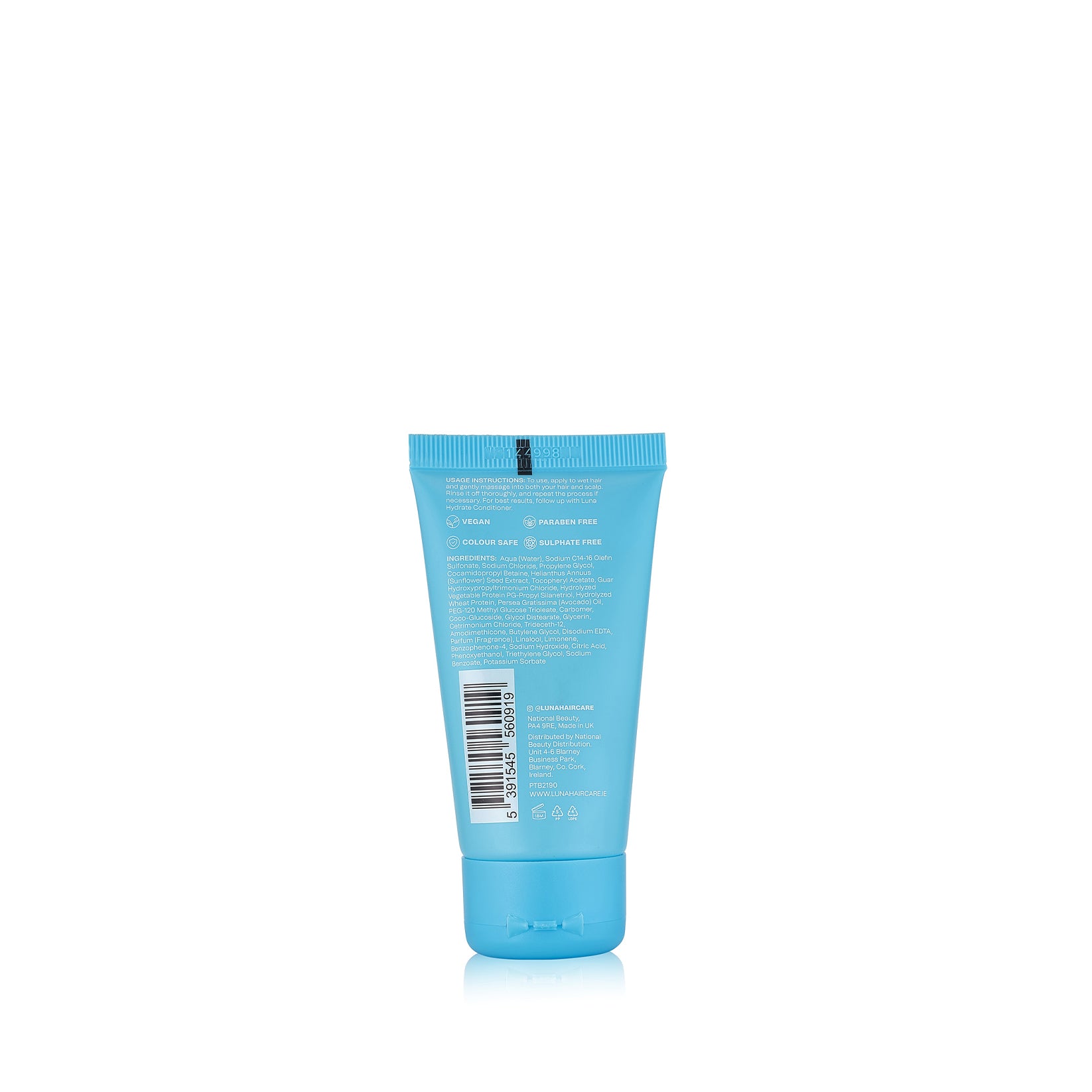 Hydrate Shampoo Mini Luna Pro Haircare Travel Size