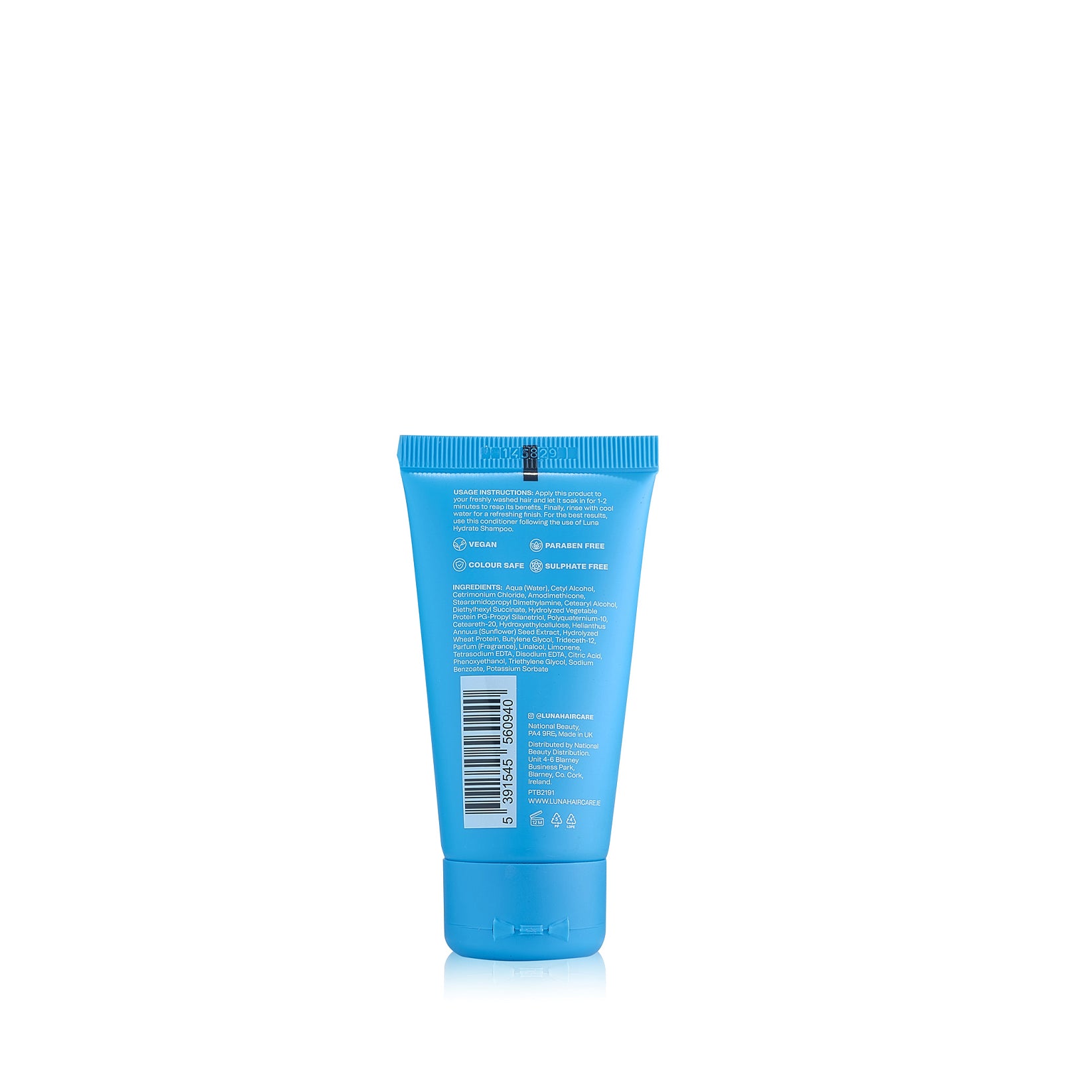Hydrate Conditioner Mini Luna Pro Haircare Travel Size